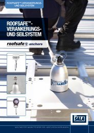 Roofsafe™- VeRankeRungs- und seilsystem