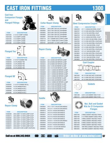 CAST IRON FITTINGS 1300 - Ewing Irrigation