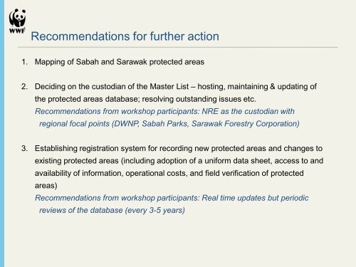 Protected Areas Master List - NRE