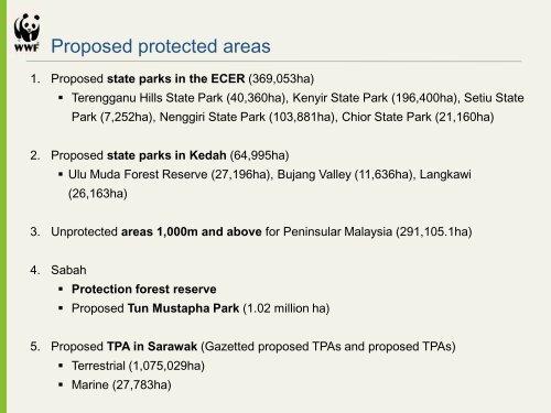 Protected Areas Master List - NRE