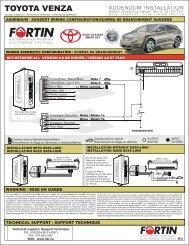 KEY-OVERRIDE-ALL & Toyota Venza - Fortin Electronic Systems