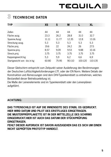 HANDBUCH/SERVICEHEFT - Skywalk