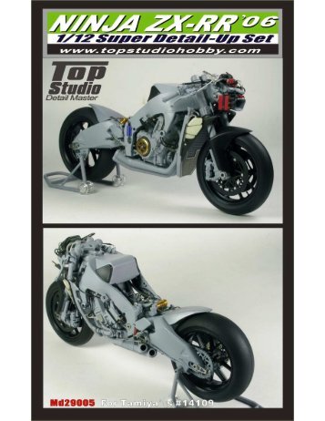 MD29005: 1/12 '06 Ninja ZX-RR Super Detail-Up Set - Top Studio