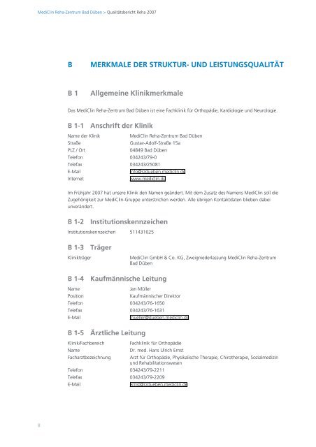 MediClin Reha-Zentrum Bad Düben