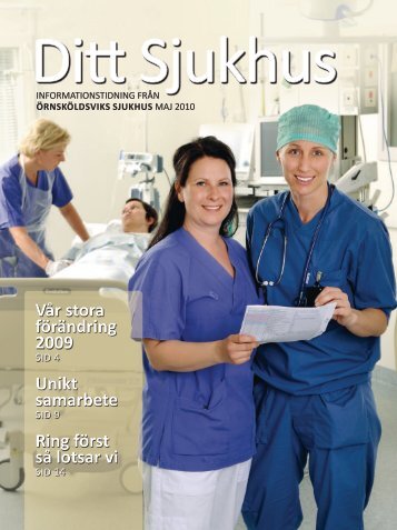 Ditt sjukhus - Informationstidning 2010.pdf - Landstinget ...