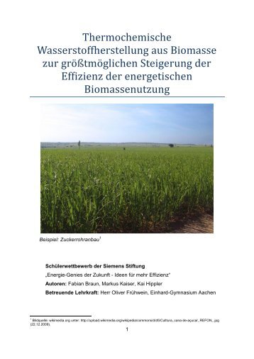 7. Literaturverzeichnis - Biowasserstoff-Magazin