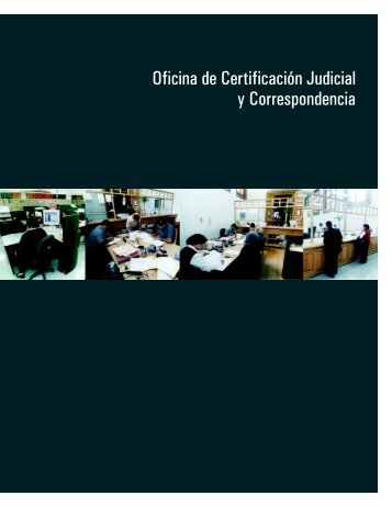 Oficina de CertificaciÃ³n Judicial y Correspondencia - Suprema Corte ...