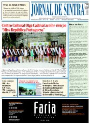 Miss RepÃºblica Portuguesa - Jornal de Sintra