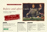 Before and after Luca Pacioli