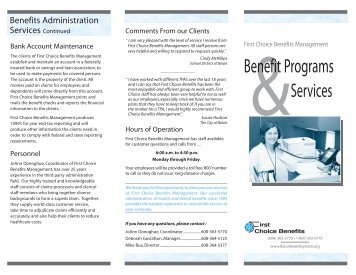 Benefit Programs Services - Beloit Health System