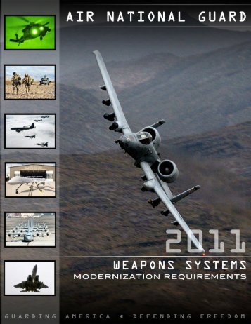 Air National Guard 2011 Weapons Systems Modernization ...