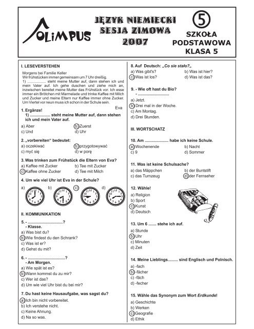 Olimpus Historia Klasa 4 Sesja Jesienna
