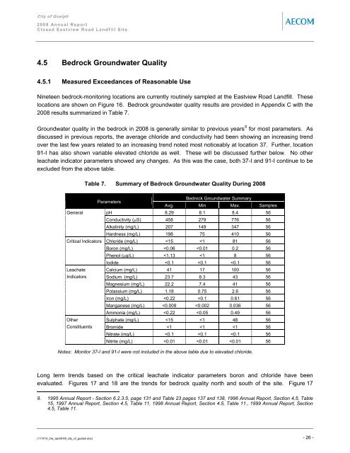 AECOM Report B&W - N - City of Guelph