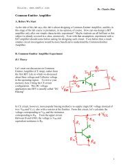 Common-Emitter Amplifier - MWFTR