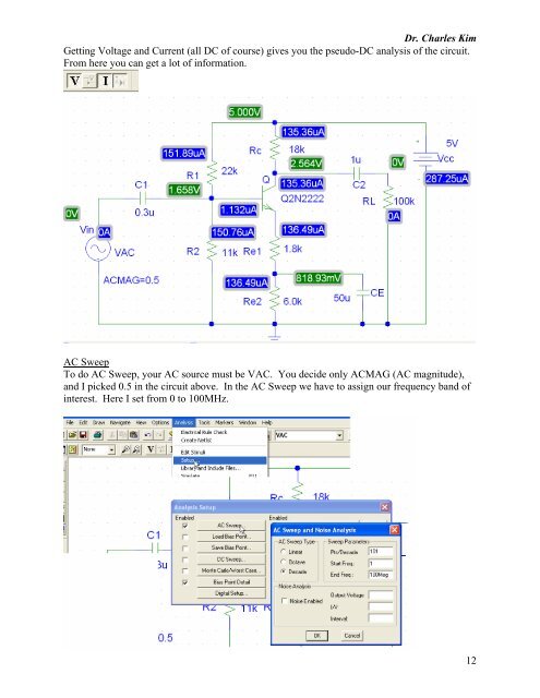 Common-Emitter Amplifier - MWFTR