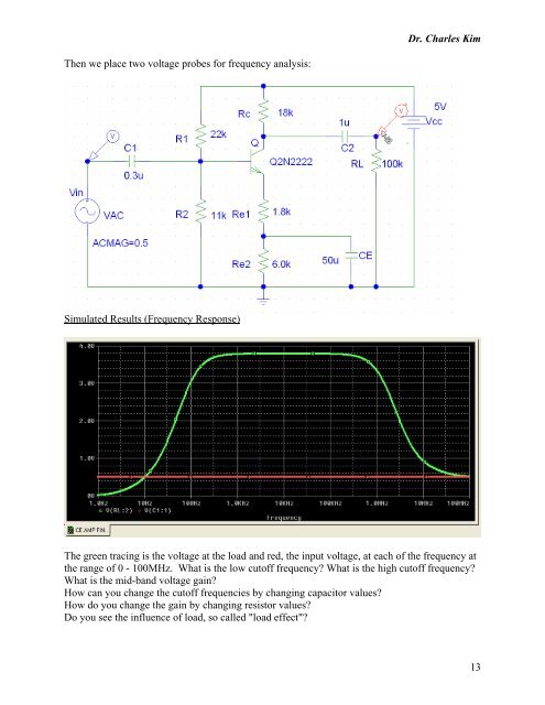 Common-Emitter Amplifier - MWFTR