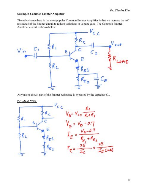 Common-Emitter Amplifier - MWFTR