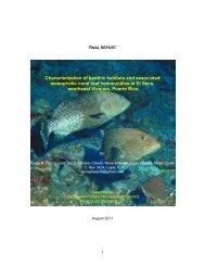 Characterization of benthic habitats and associated mesophotic ...