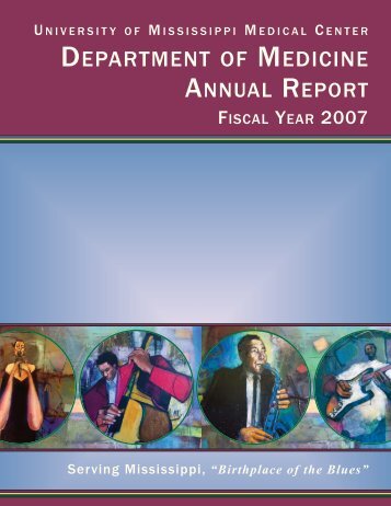 Fiscal Year 2007 - Department of Medicine - University of ...