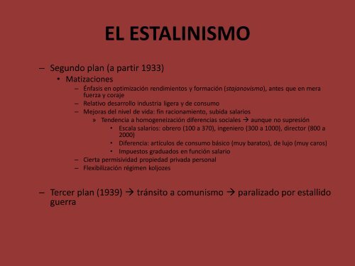 PresentaciÃ³n powerpoint RevoluciÃ³n Rusa y URSS, 1905-1939