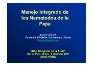 Manejo Integrado de los Nematodos de la Papa