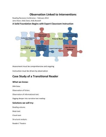 Case Study of a Transitional Reader