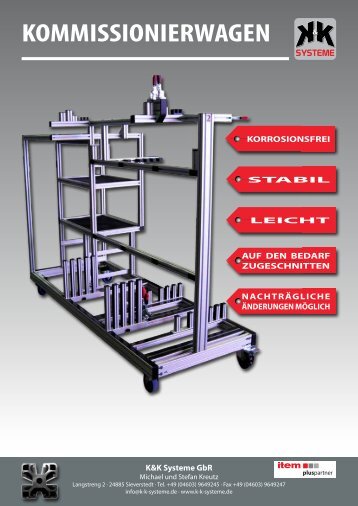 KOMMISSIONIERWAGEN - K & K-Systeme