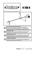 OM, Partner, B250 B, 95271568, 2010-12, Brush Cutter