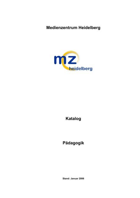 Medienzentrum Heidelberg Katalog Padagogik