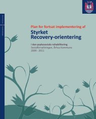Styrket Recovery-orientering Plan for fortsat ... - Aarhus.dk