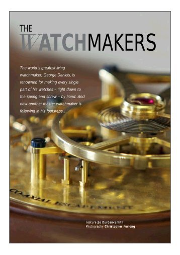 The world's greatest living watchmaker, George Daniels - Tempered ...