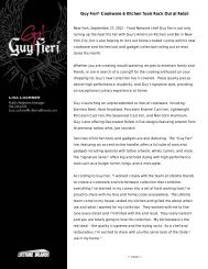 Guy Fieri® Cookware & Kitchen Tools Rock Out at ... - Lifetime Brands