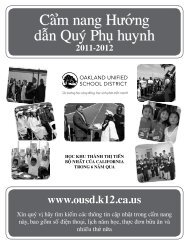 kHÃi quÃT - Oakland Unified School District