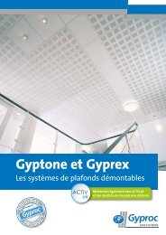 Gyptone et Gyprex - Gyproc