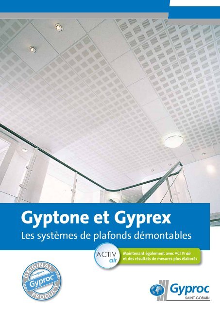 Gyptone et Gyprex - Gyproc