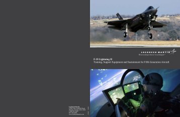 F-35 Lightning II Training, Support Equipment ... - Lockheed Martin