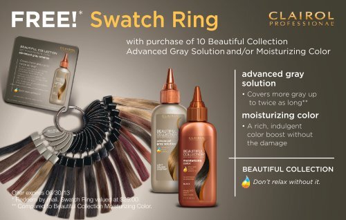 FREE!* Swatch Ring - Clairol Professional