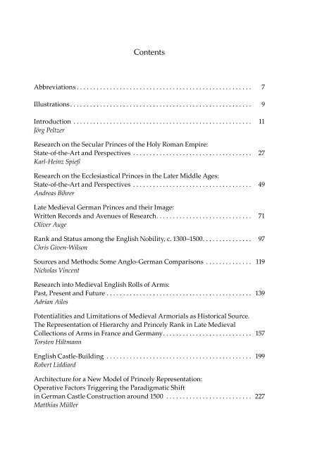 Princely Rank in late Medieval Europe - Thorsten Huthwelker u. a.
