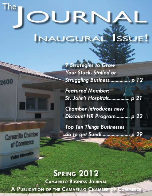 Spring 2012 - Camarillo Chamber of Commerce