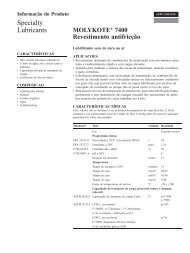 Download ficha tÃ©cnica Molykote 7400