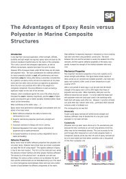 The Advantages of Epoxy Resin versus Polyester ... - AMT Composites