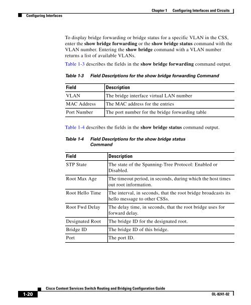 Cisco Content Services Switch Routing and Bridging Configuration ...