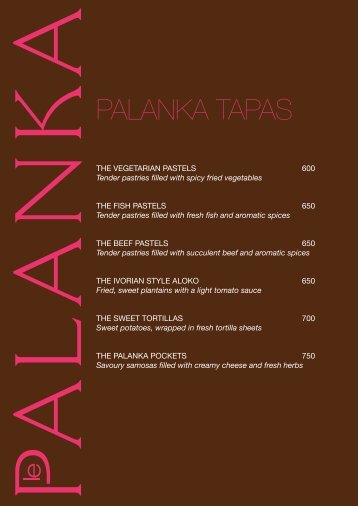 PALANKA TAPAS