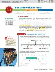 Box-and-Whisker Plots