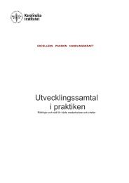 Secondary Occupations Internwebben Karolinska Institutet