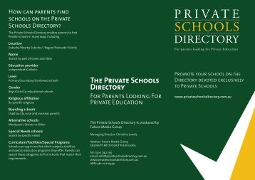 SCHOOLS - The Australian Schools Directory