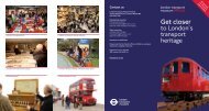 Friends Membership Leaflet - London Transport Museum
