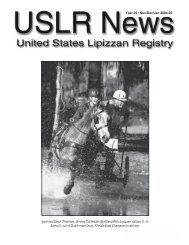 Fall 2004 - United States Lipizzan Registry