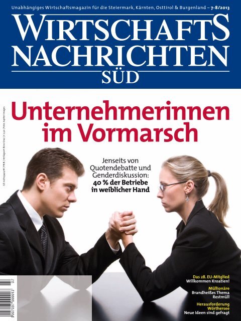 Ausgabe 07/2013 Wirtschaftsnachrichten SÃƒÂ¼d