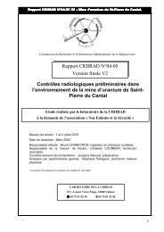 Rapport CRIIRAD NÂ°04-05 V2 SAint Pierre